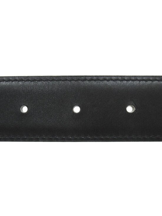 Hermes Buckle Reversible Belt Box Calfskin Leather 70 cm Black Beige main image 4